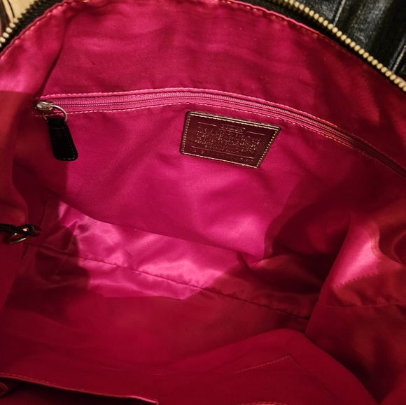 Coach Poppy Tartan Plaid Shoulder Bag / Tote  G0982-14360 - Picture 5 of 11